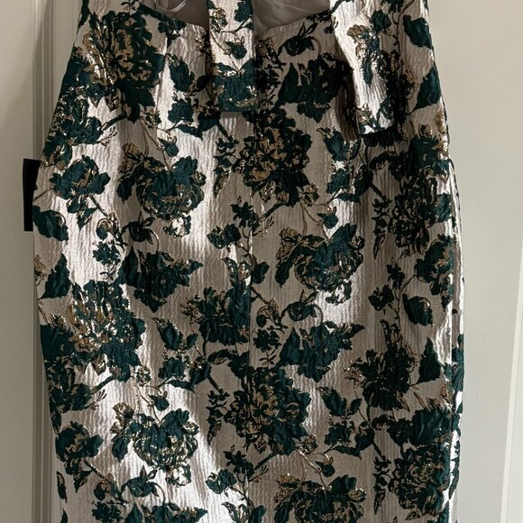 Beloved Belle Jacquard Strapless Bow Midi Dress - Picture 5 of 6